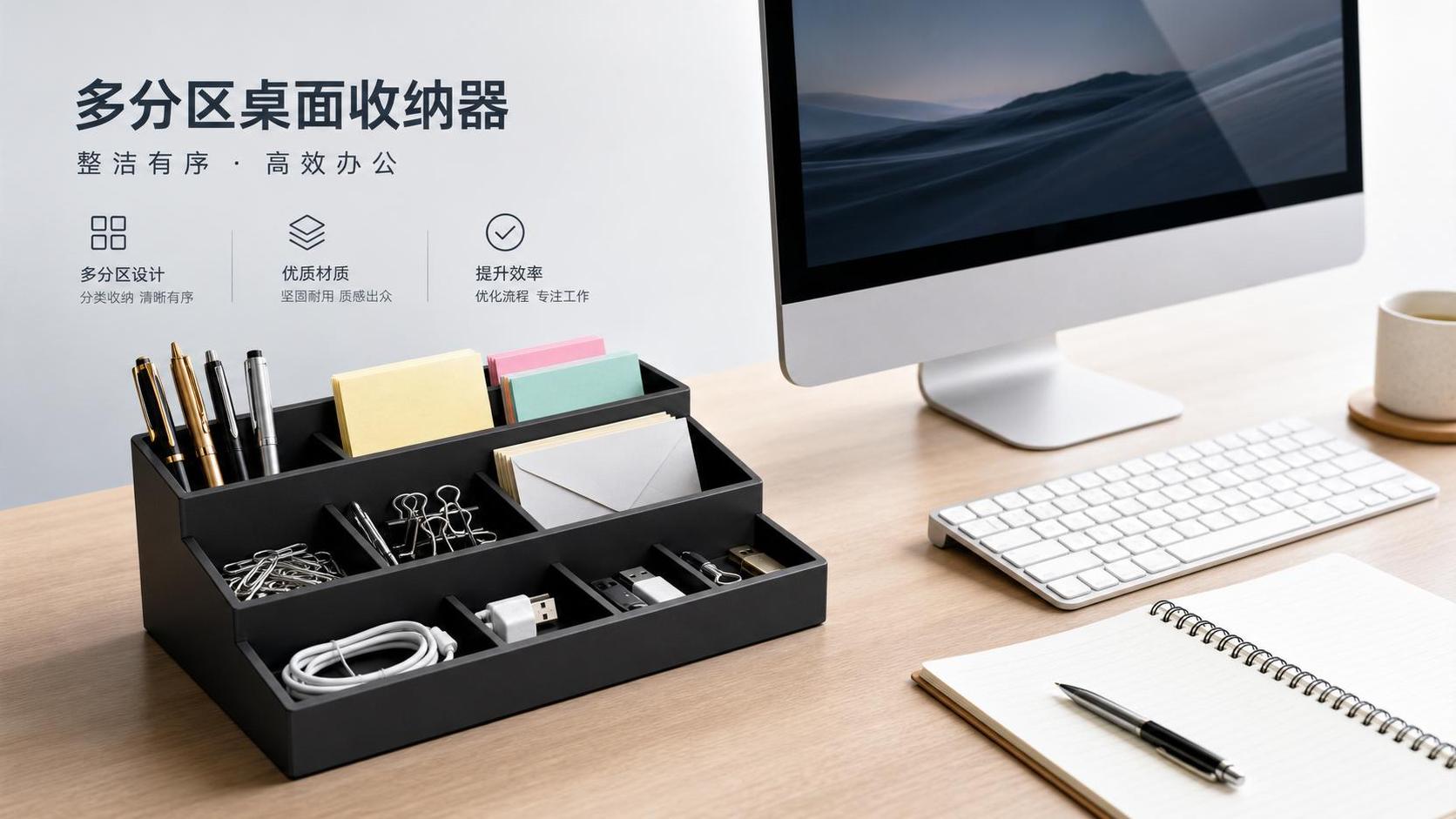 How to Choose Multi Compartment Desk Organizers for Storage and Workflow