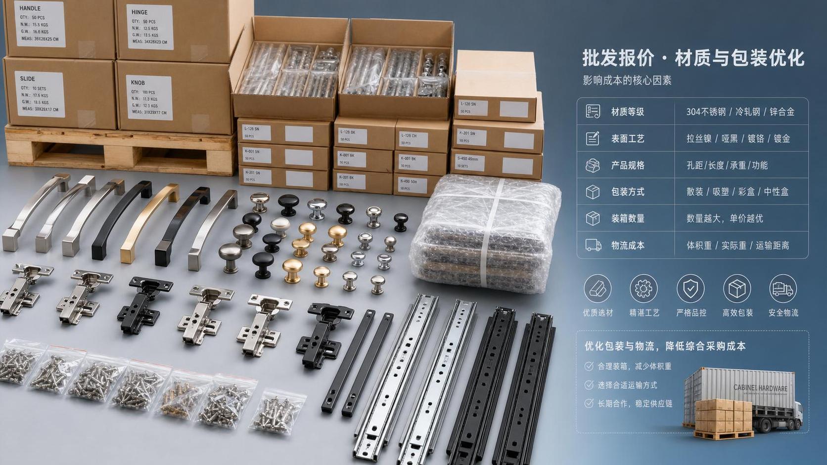 Cabinet Hardware Wholesale Pricing: What Changes Total Order Cost