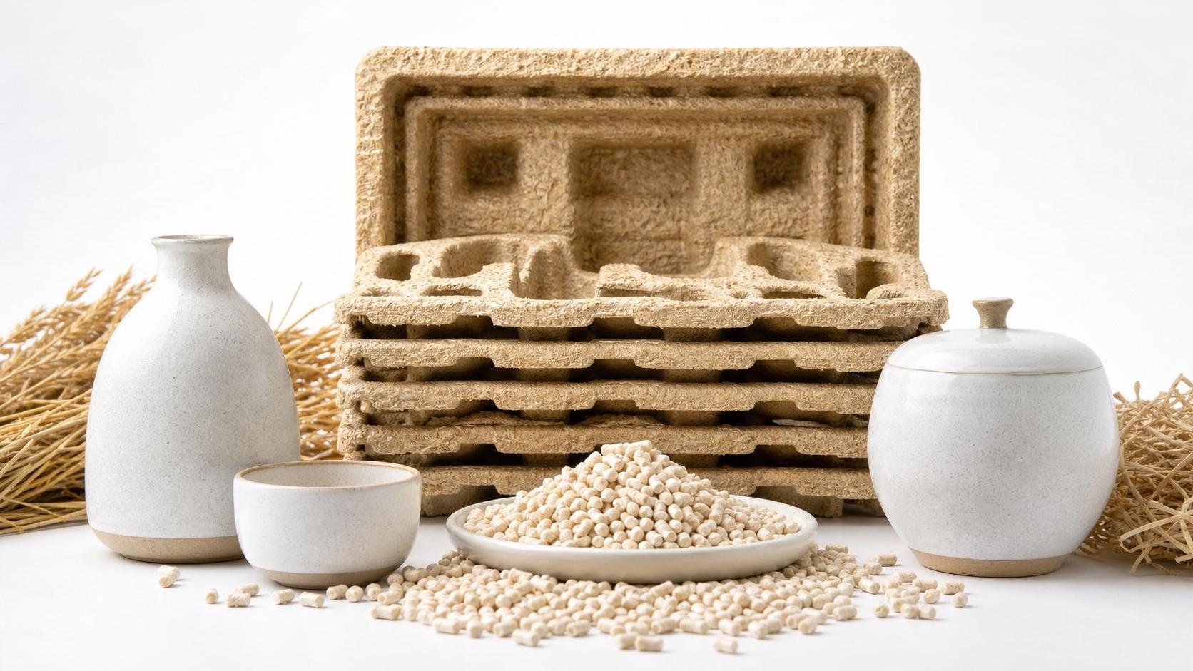 Green Inputs From Agri Waste Reach Packaging and Ceramics