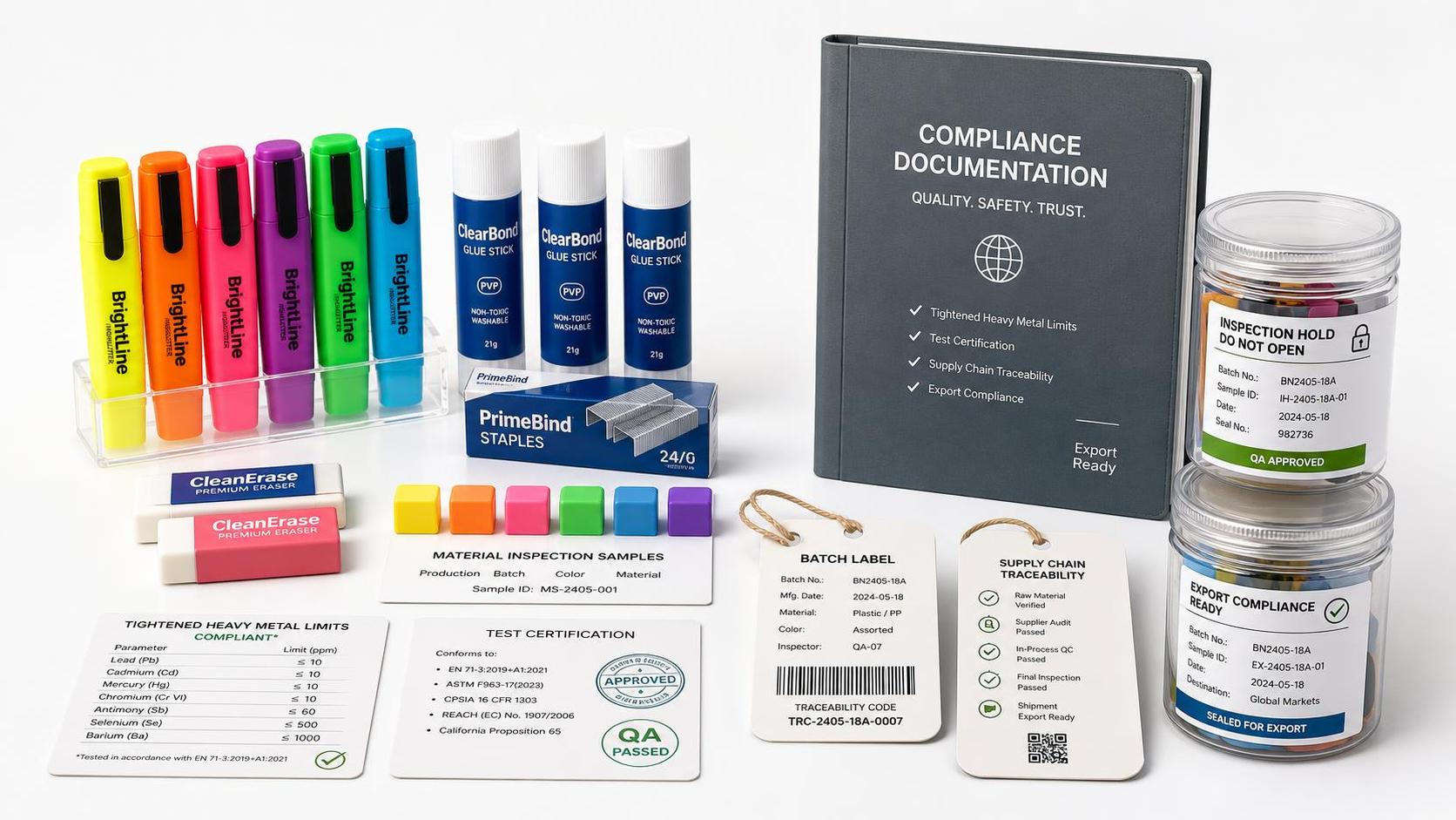 CPSC Tightens Heavy Metal Limits for Stationery