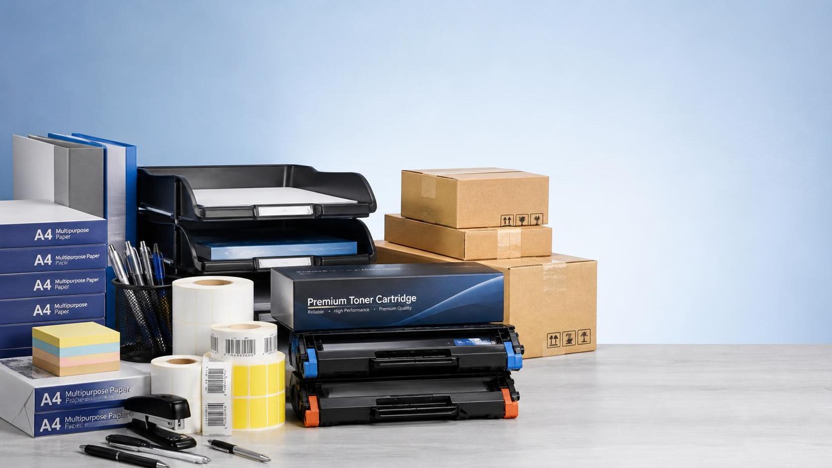 When does working with a commercial stationery distributor lower costs?