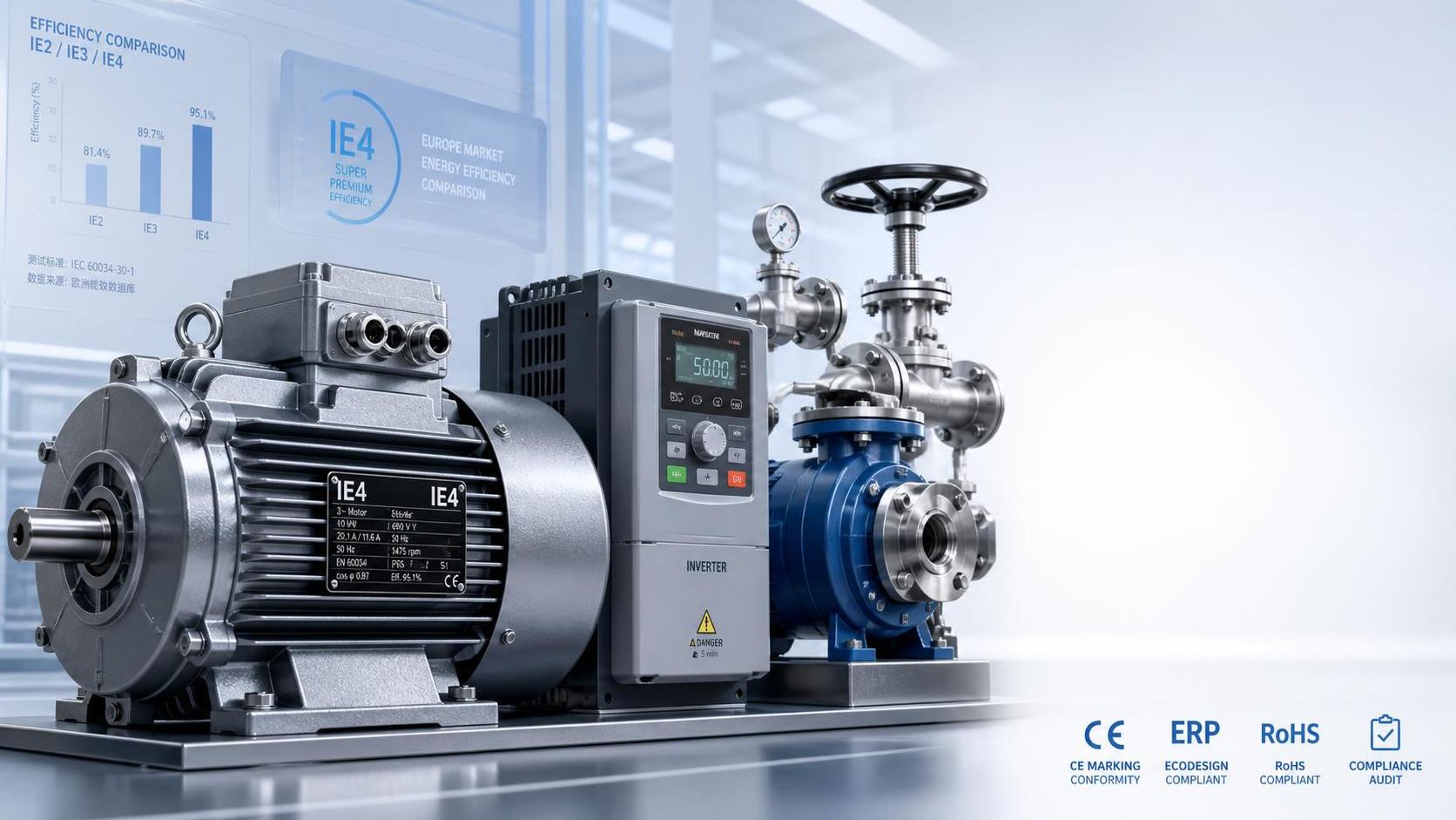 How to compare electric motors in Europe when efficiency rules vary by market