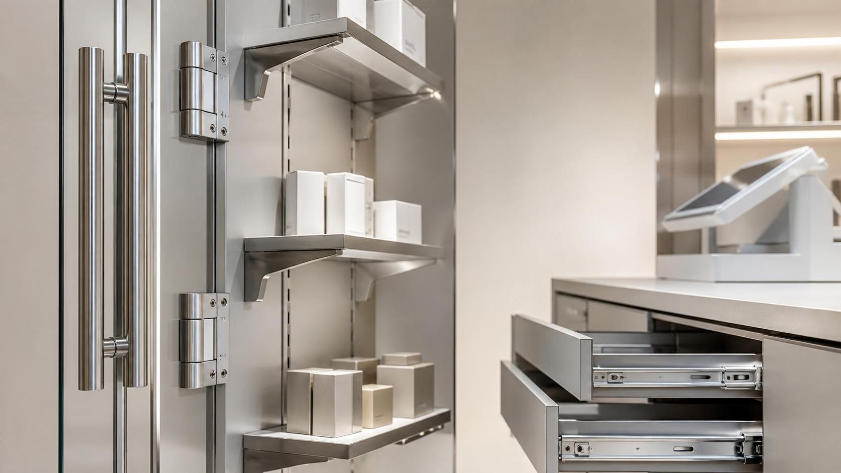 Which commercial hardware best supports high-traffic retail stores?