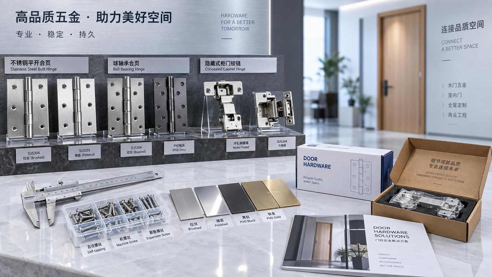 What should a door hinges price list include for accurate quotes?