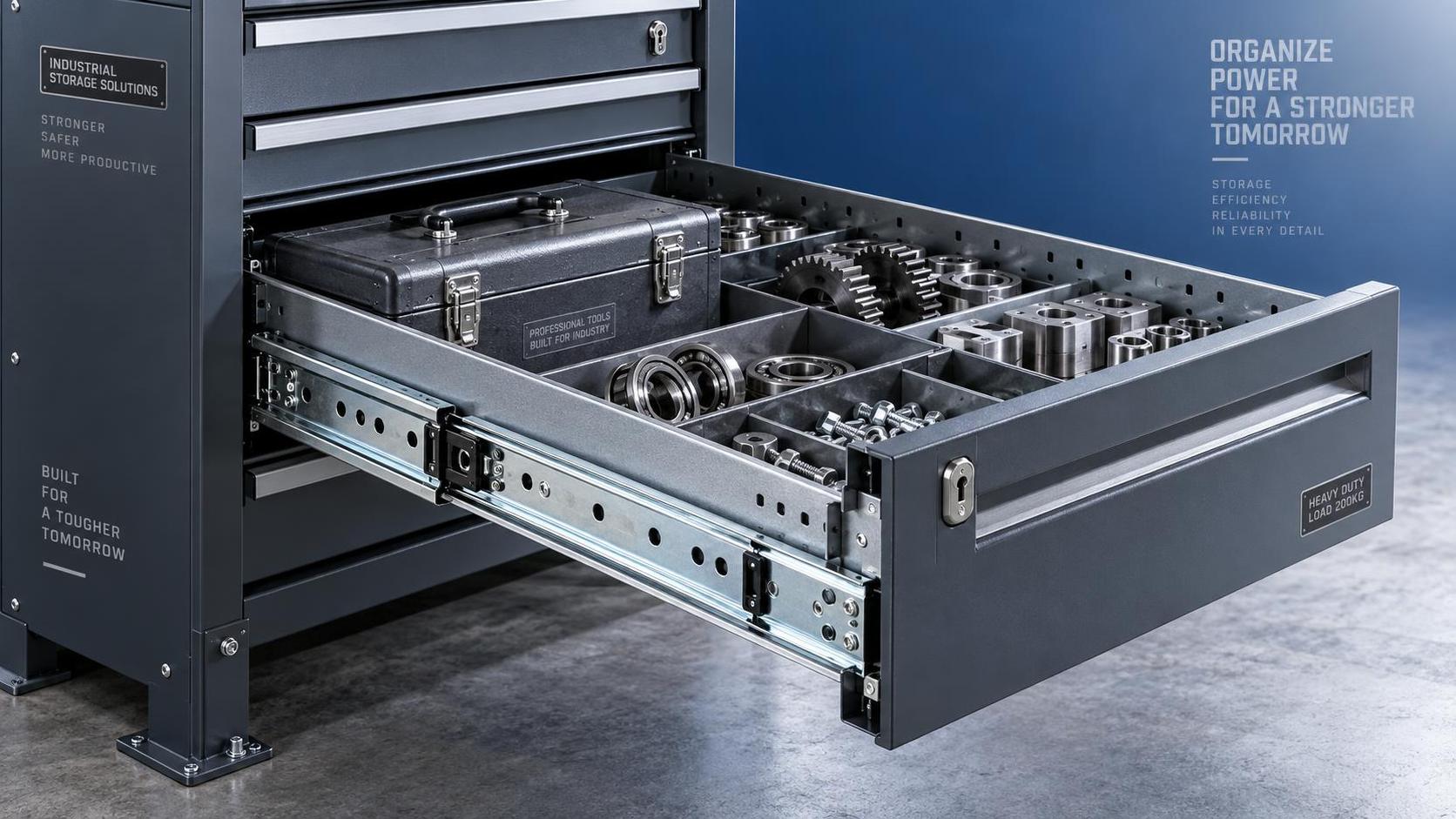 Which drawer slide systems are best for heavy-duty cabinets?