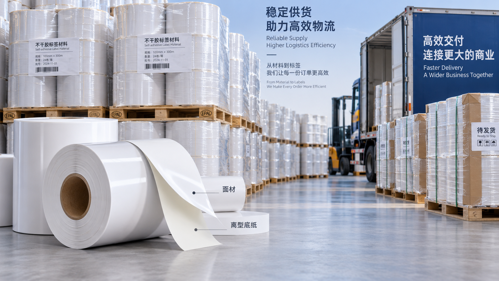 How does order volume affect the price of self-adhesive label materials?