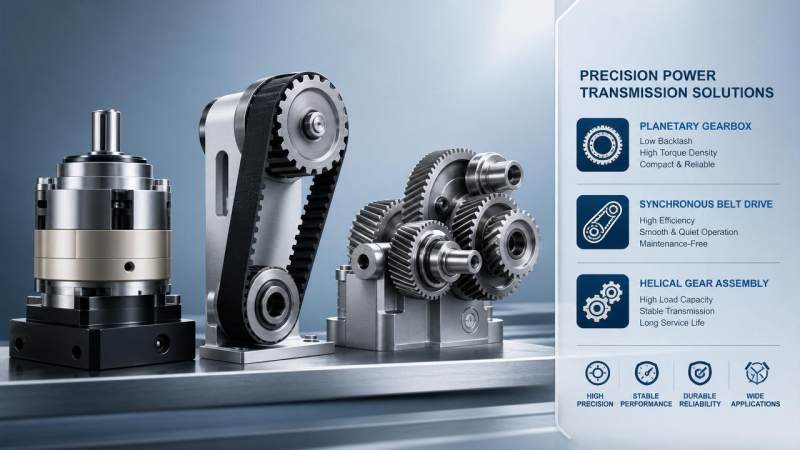 Power Transmission Systems for Precision Engineering Compared