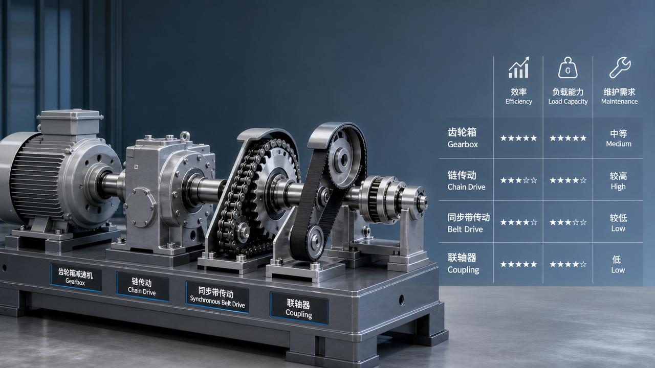 Mechanical Power Transmission: How to Compare Efficiency, Load, and Maintenance Needs