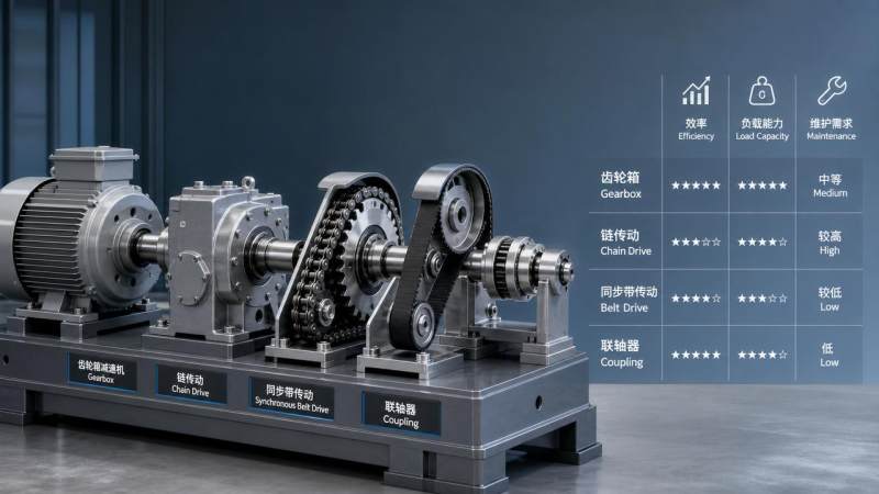 Mechanical Power Transmission: How to Compare Efficiency, Load, and Maintenance Needs