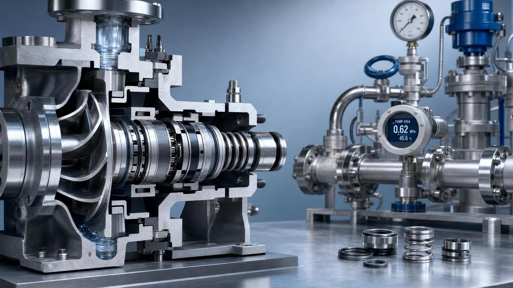How to Choose Industrial Seals for Pumps by Media, Pressure, and Temperature