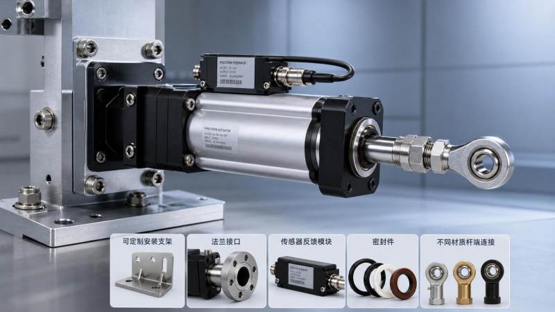 Component Customization Options for Actuators That Improve Fit