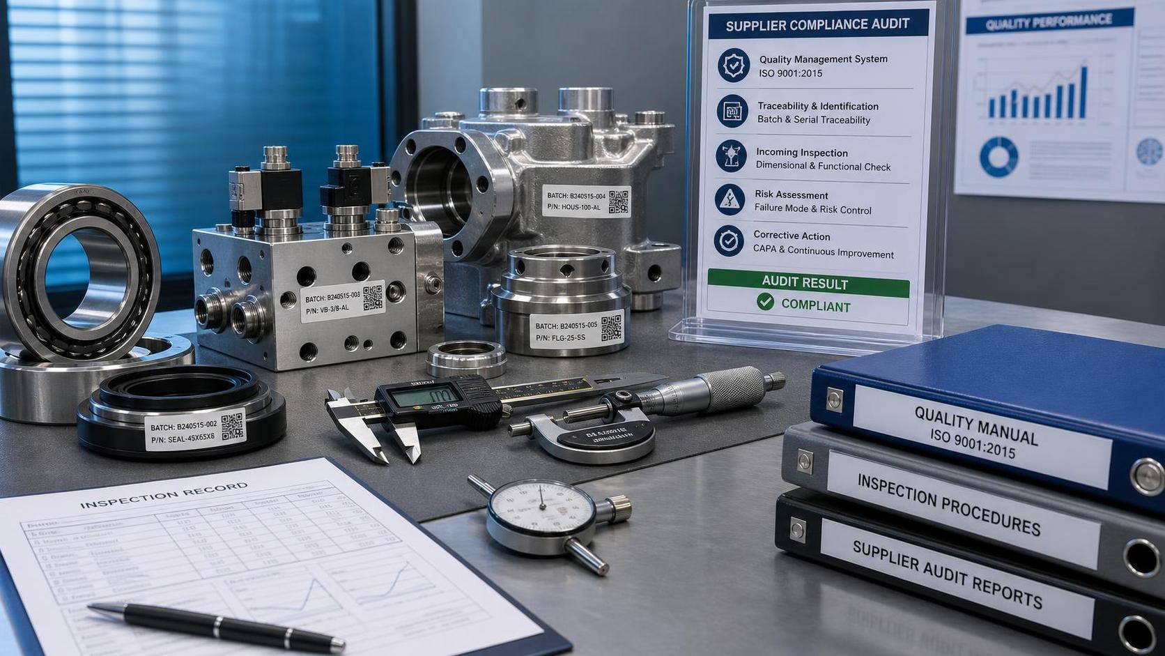 Standards Compliance Supplier Checklist for Risk and Quality Control