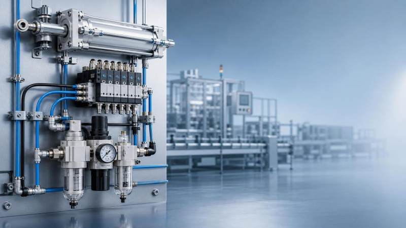 When do low maintenance pneumatic systems lower total operating cost?
