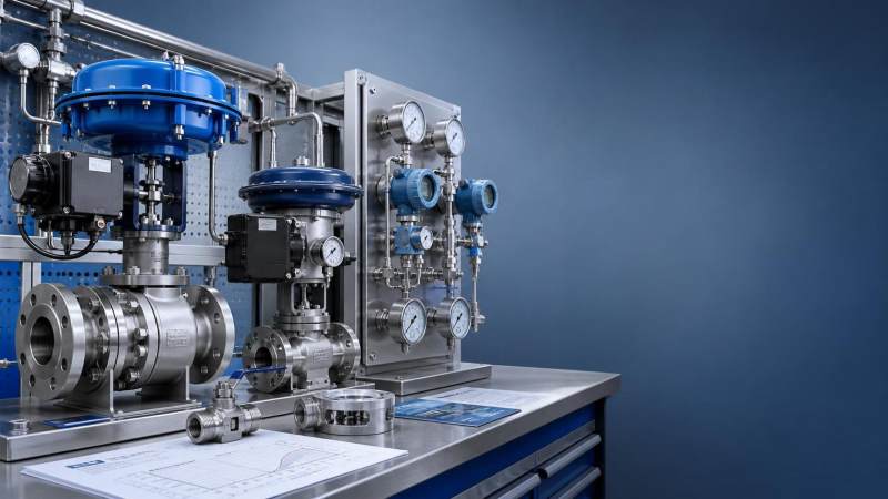 When does a component selection platform for fluid control reduce sizing errors?