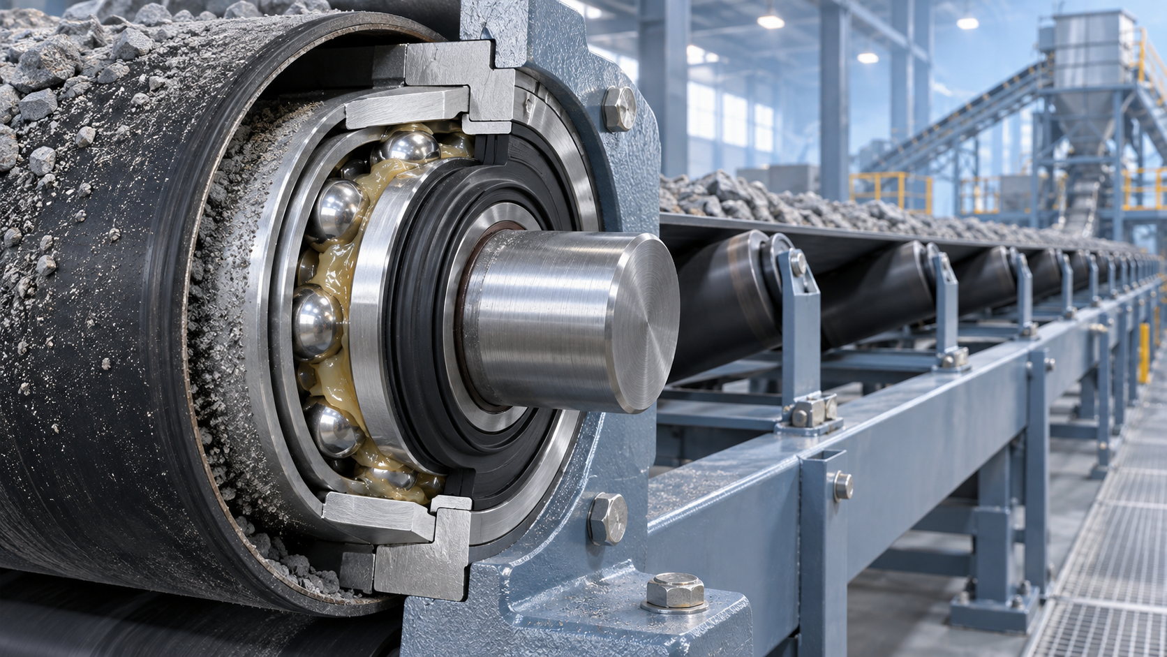 When do sealed ball bearings outperform open bearings in dusty equipment?