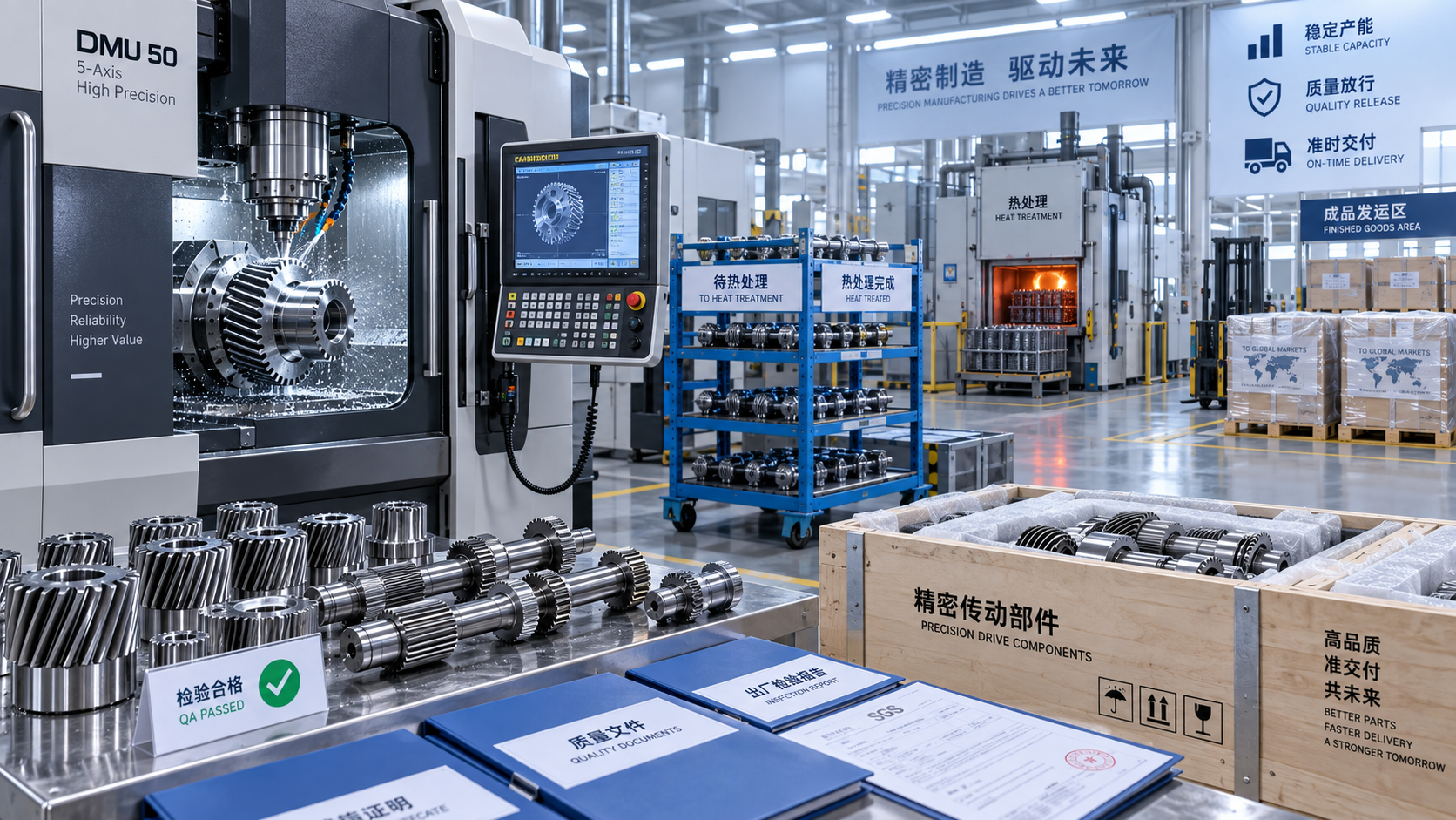 What lead-time risks should you assess in a mechanical components manufacturer?