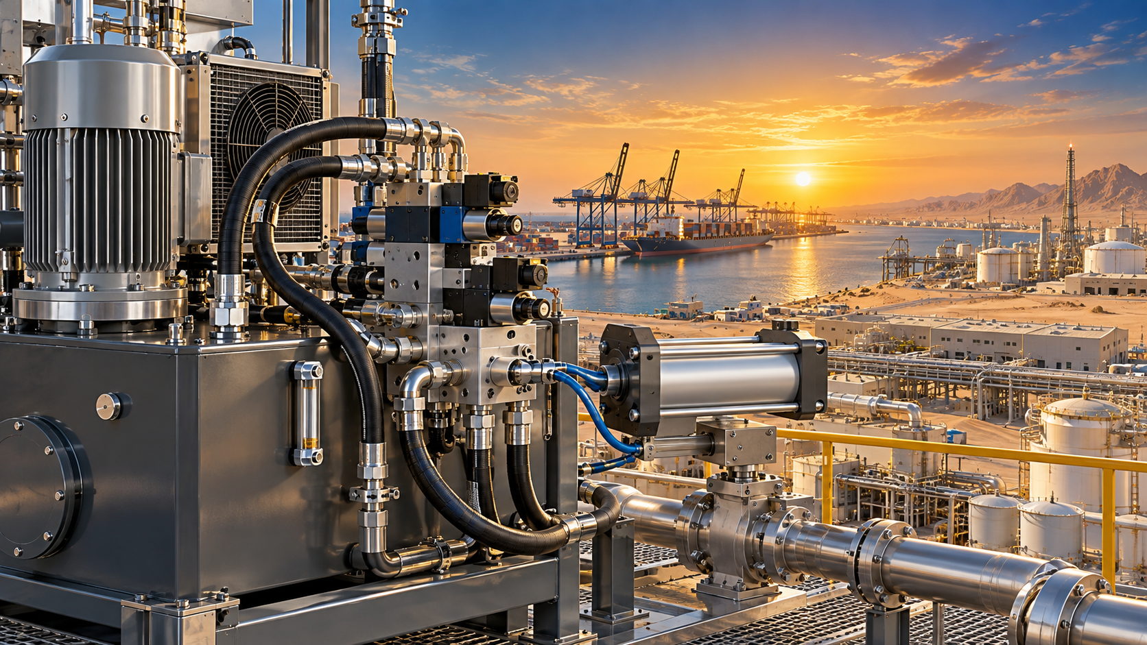 What is driving demand for fluid power components in the Middle East? What is driving demand for fluid power components in the Middle East?