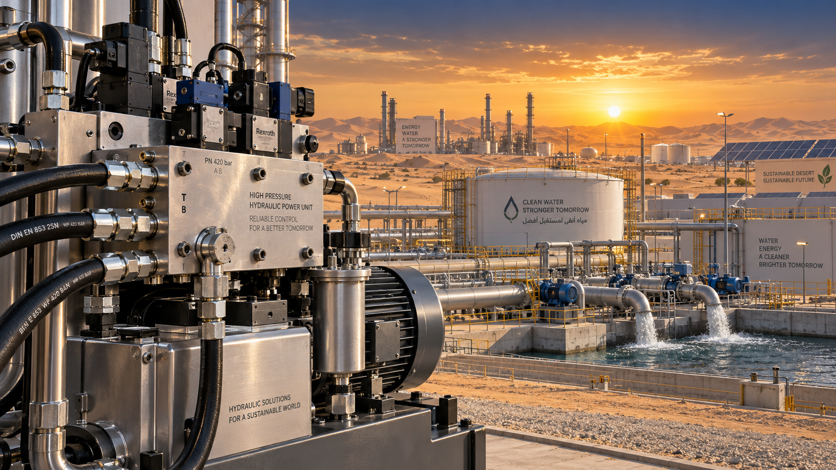 What is driving hydraulic valve demand across the Middle East?