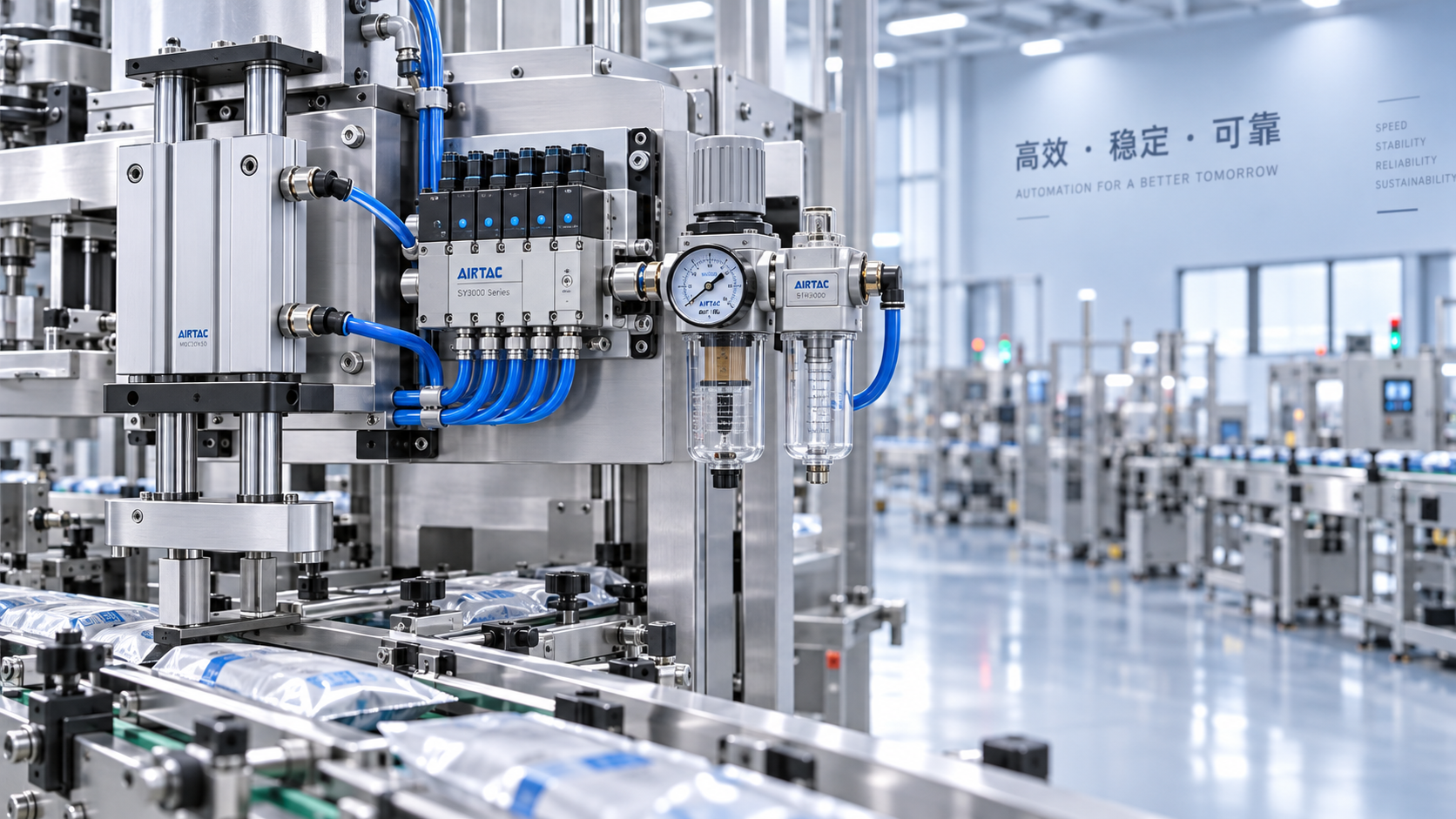 Which fluid power components for pneumatics suit high-cycle automation?