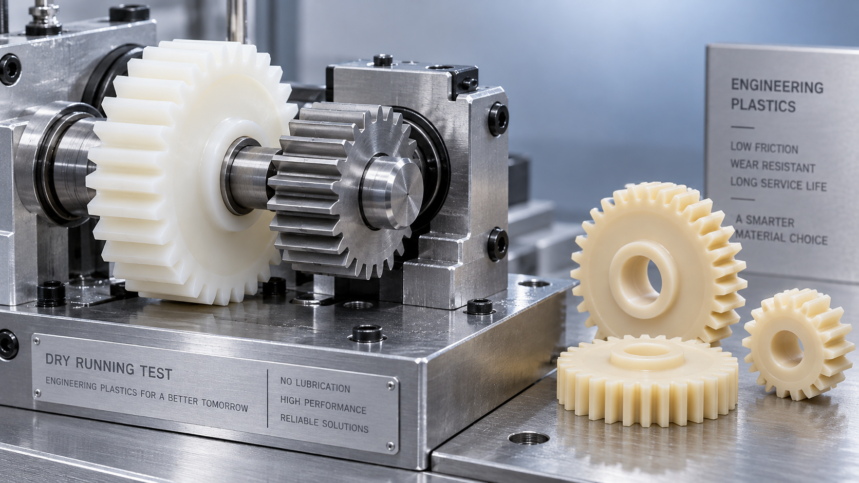 How to choose engineering plastics for gears without lubrication