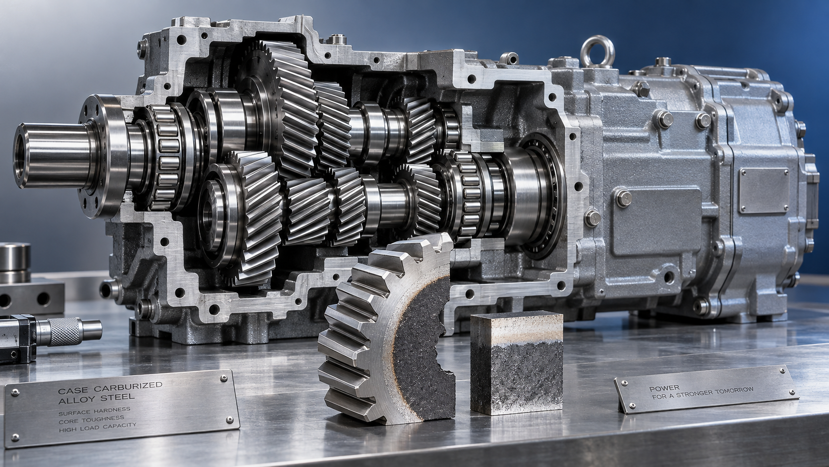 How to choose gear materials for high-load industrial gearboxes
