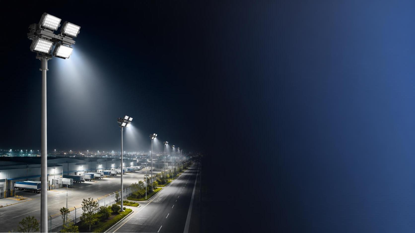 Comment choisir la puissance d’un projecteur LED haute puissance pour les grandes zones extérieures