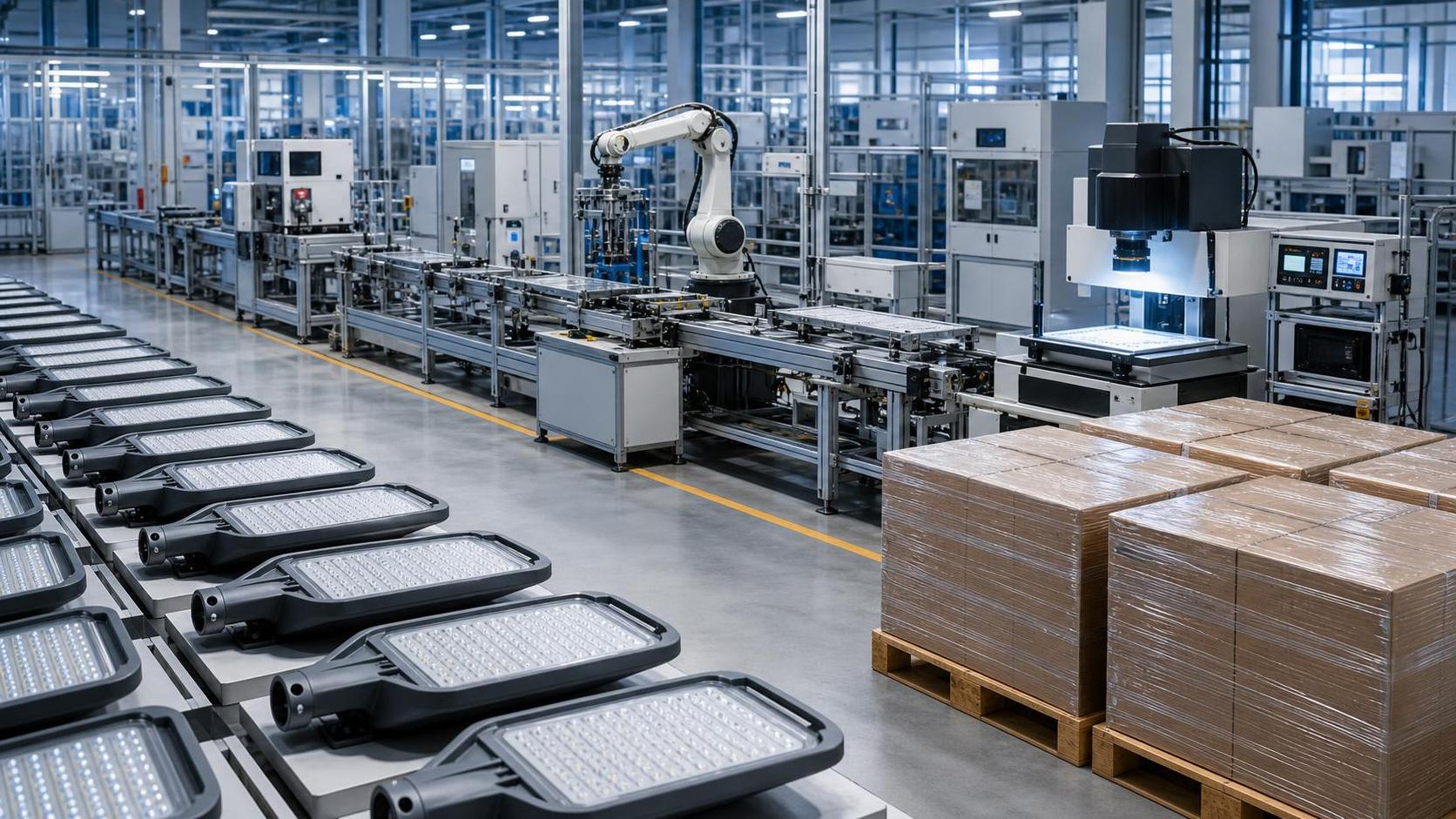 Fabricant de lampadaires LED : guide sur l’usine, la qualité et l’OEM