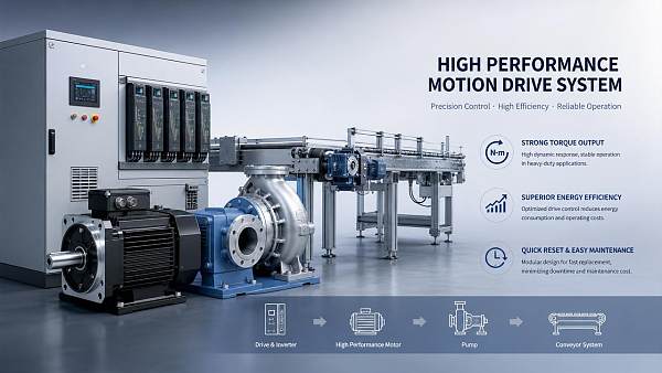 Motion Drive Selection: Torque, Efficiency, and Downtime Tradeoffs