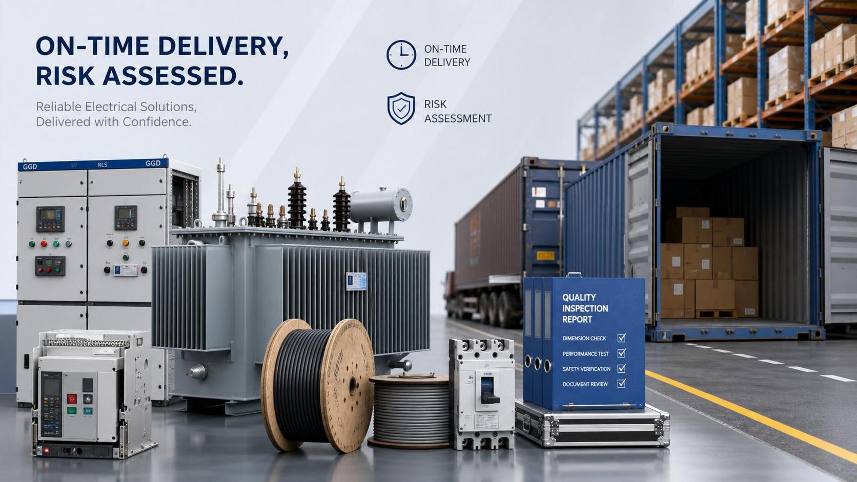 Comparing Power Equipment Distributors by Lead Time and Risk