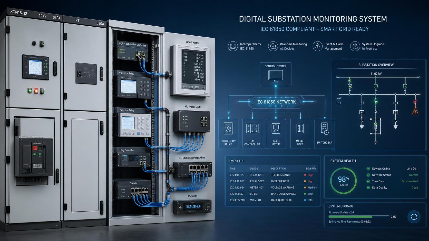What IEC 61850 compliance really changes in grid monitoring systems