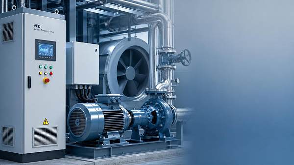 When do power driving systems improve efficiency in industrial motors