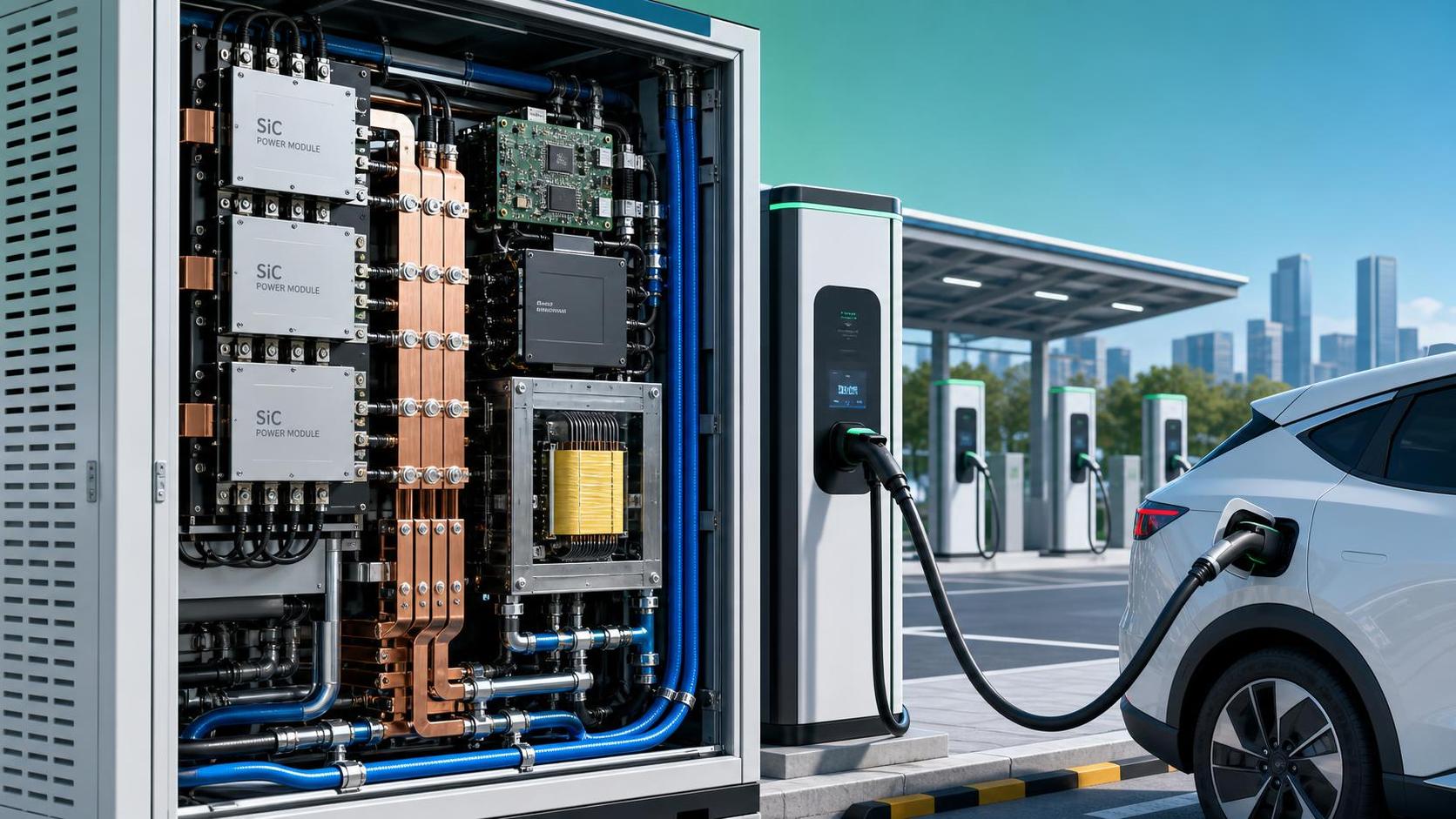 When silicon carbide devices make sense for high-power EV charging