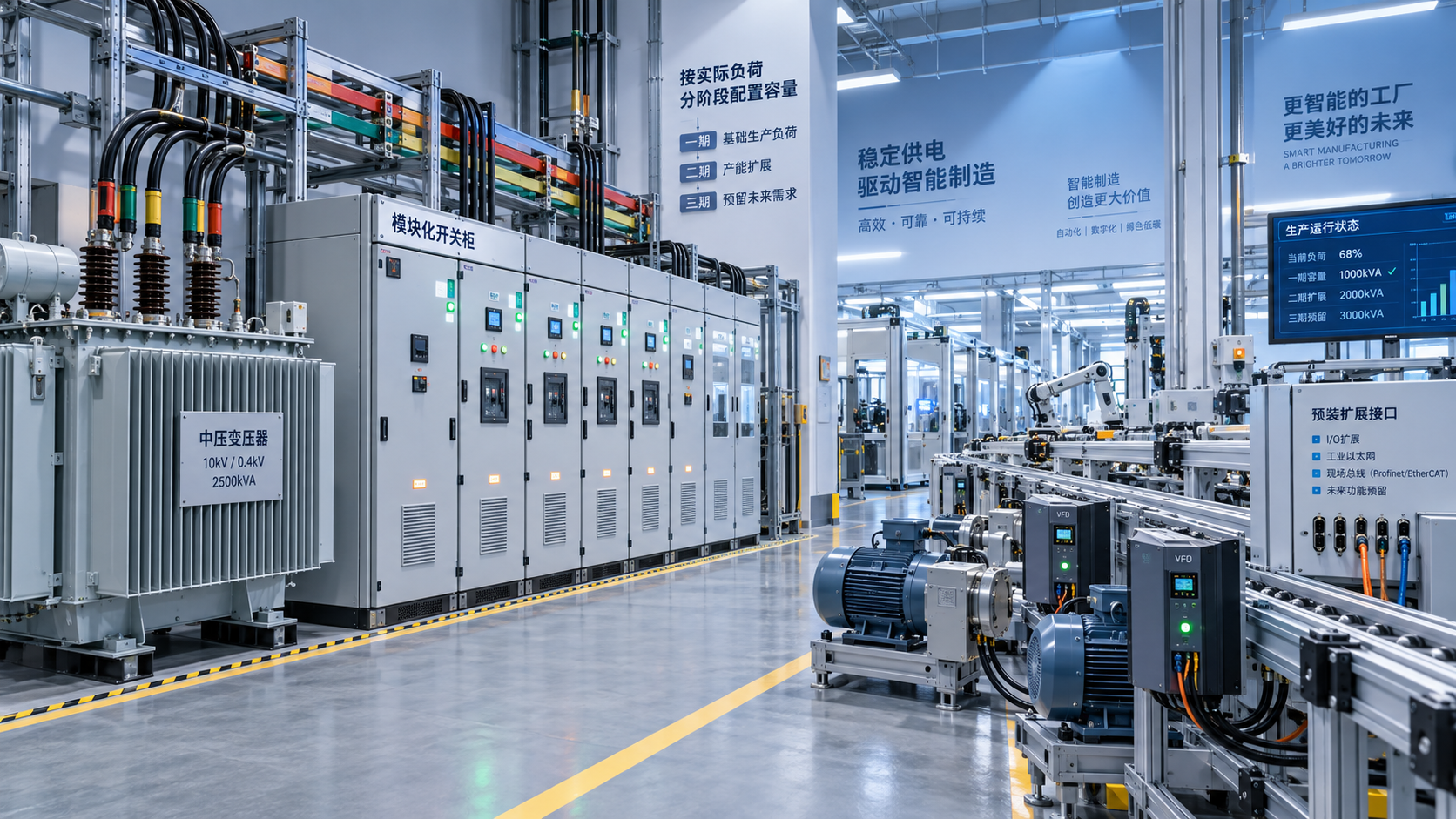 How to size power equipment for factories without overbuilding capacity