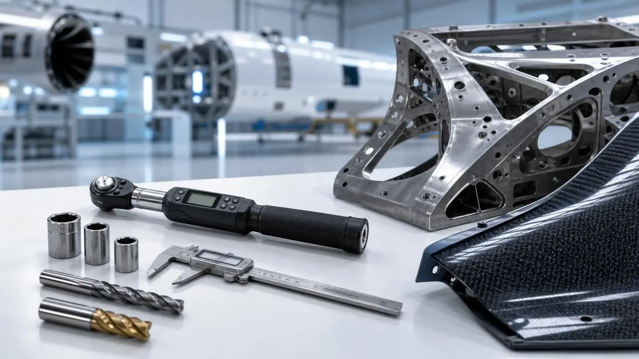 Aerospace Tools Selection Guide: Materials, Access Limits, and Compliance