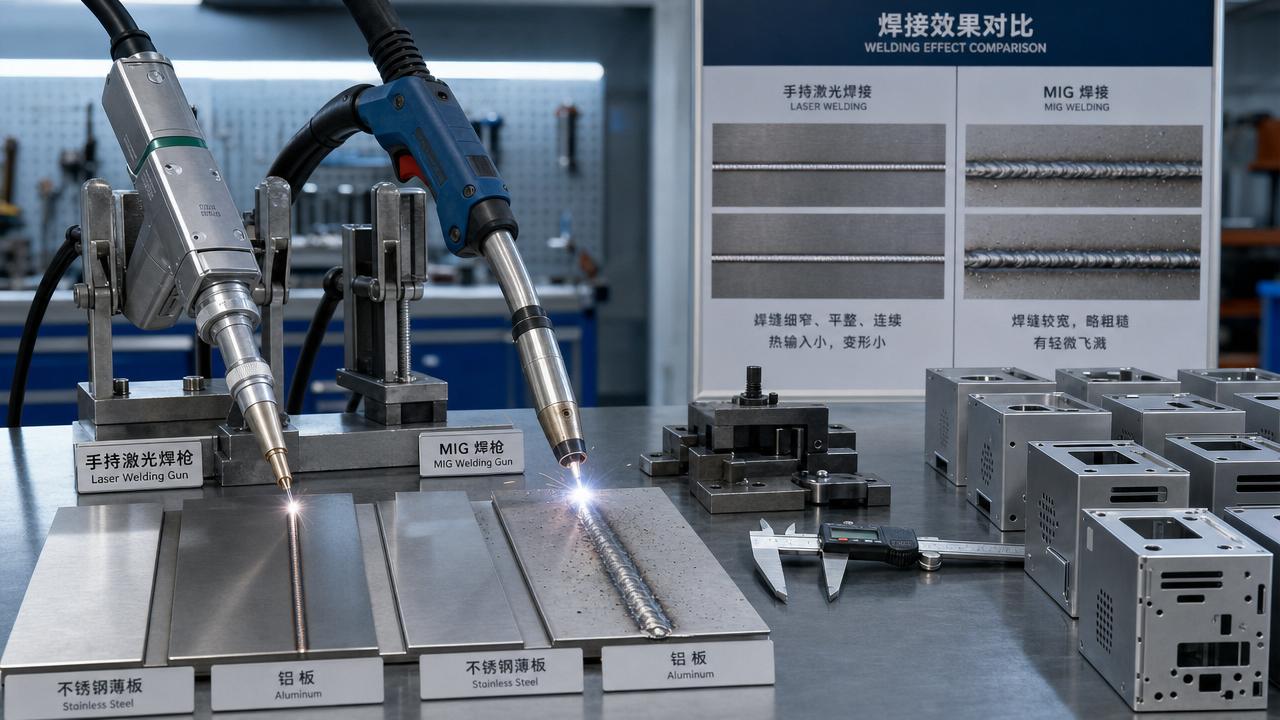 Handheld Laser Welding vs MIG Welding: Which Fits Thin Metal Fabrication?
