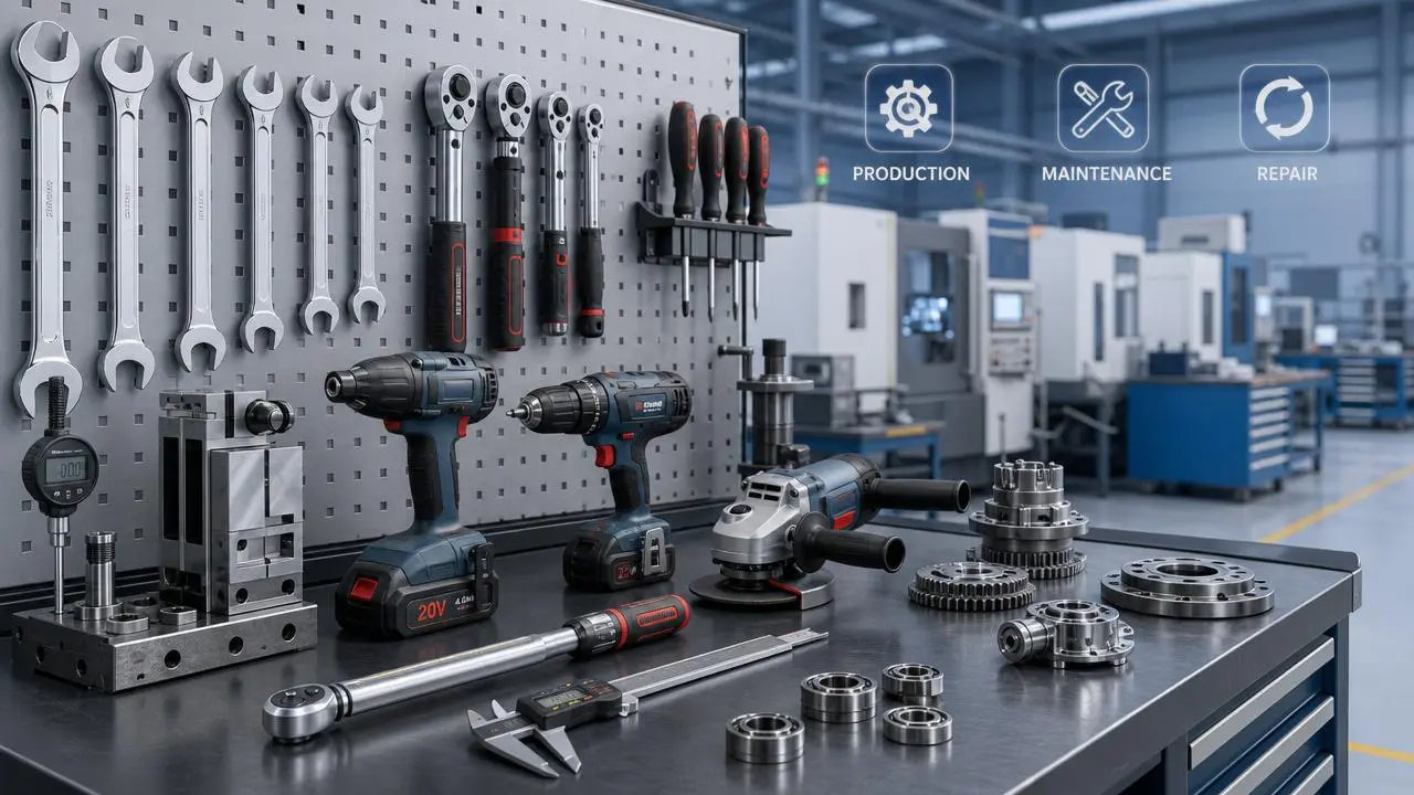 How to Choose Industrial Tools for Daily Production, Maintenance, and Repair Tasks