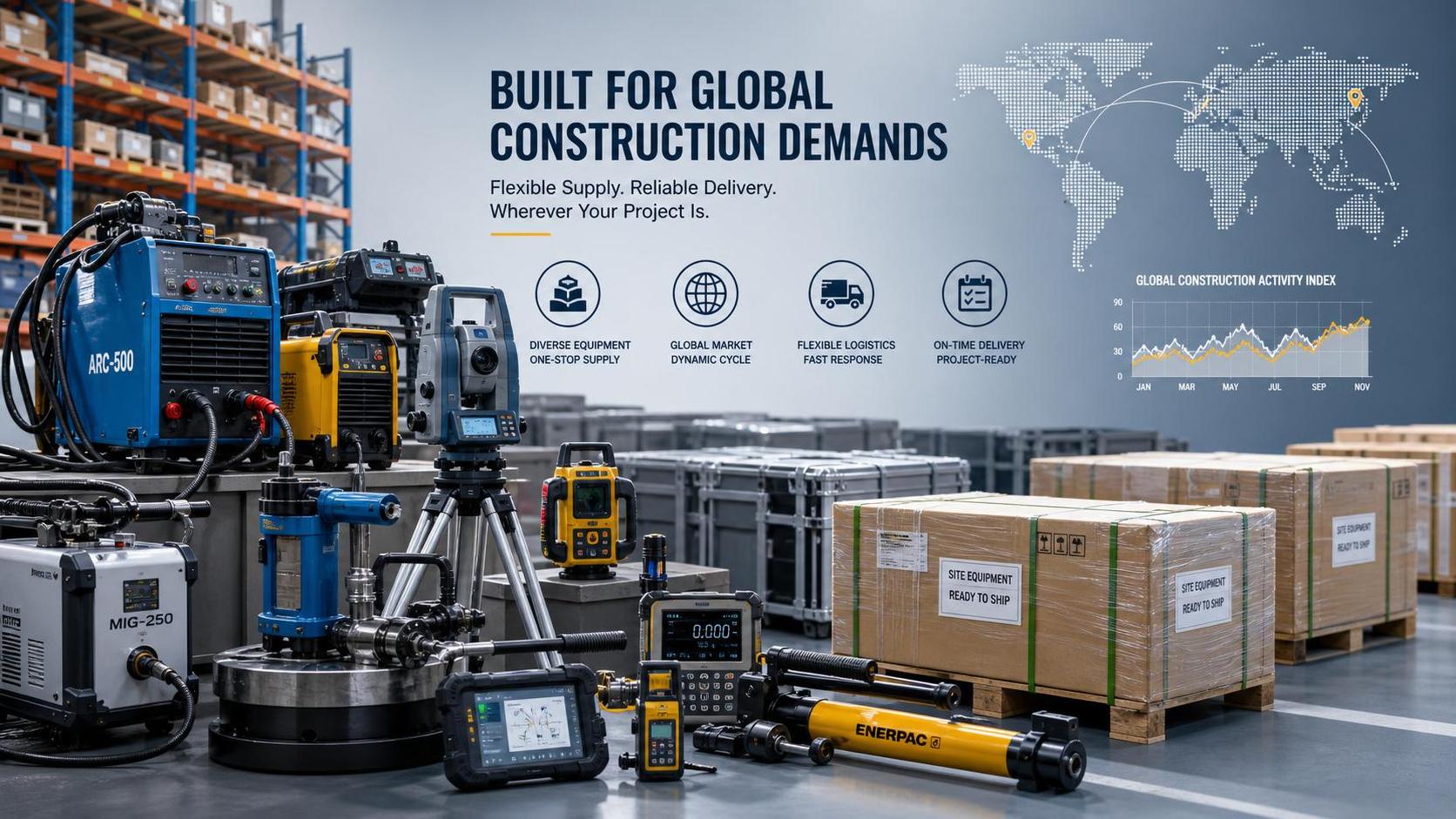 Global Construction Demand Shifts: What They Mean for Equipment Sourcing and Lead Times