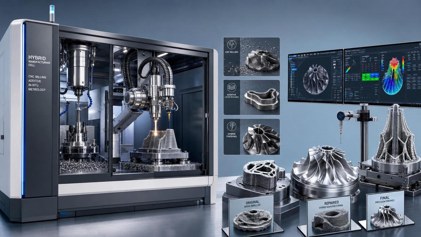 Advanced Manufacturing Methods Compared: CNC, Additive, and Hybrid Processes
