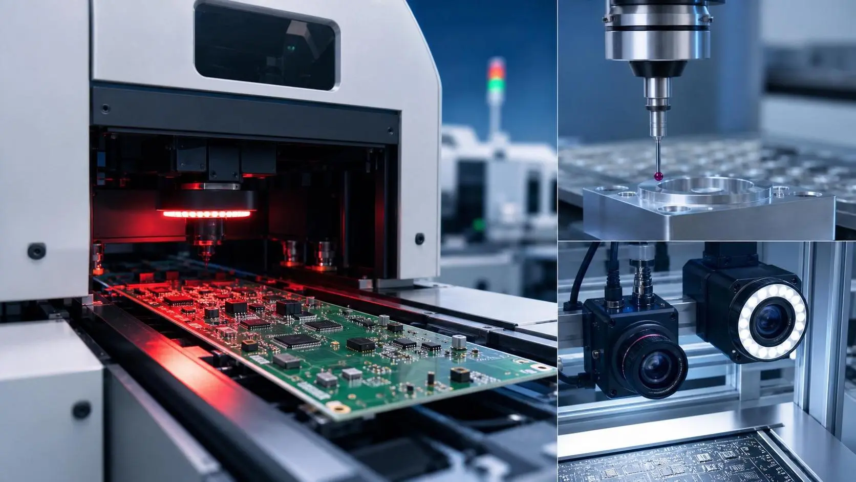 Metrology Applications in Electronics: Where AOI, CMM, and Vision Systems Fit