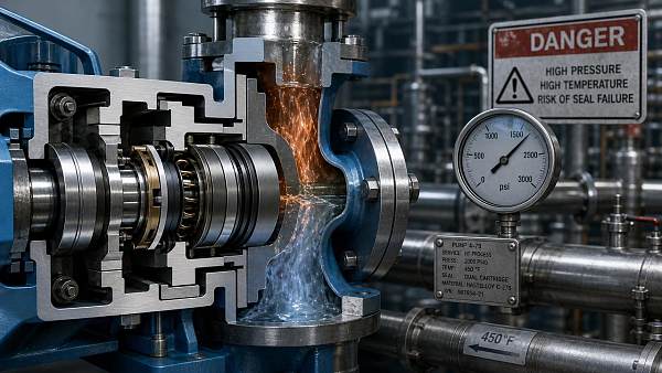 How to Choose Mechanical Seals for Extreme Conditions: Materials, Pressure, and Failure Risks