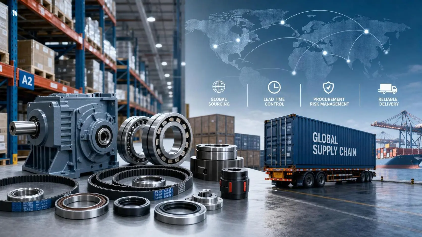 Global Supply Chain for Industrial Parts: How Buyers Can Reduce Lead Time and Sourcing Risk