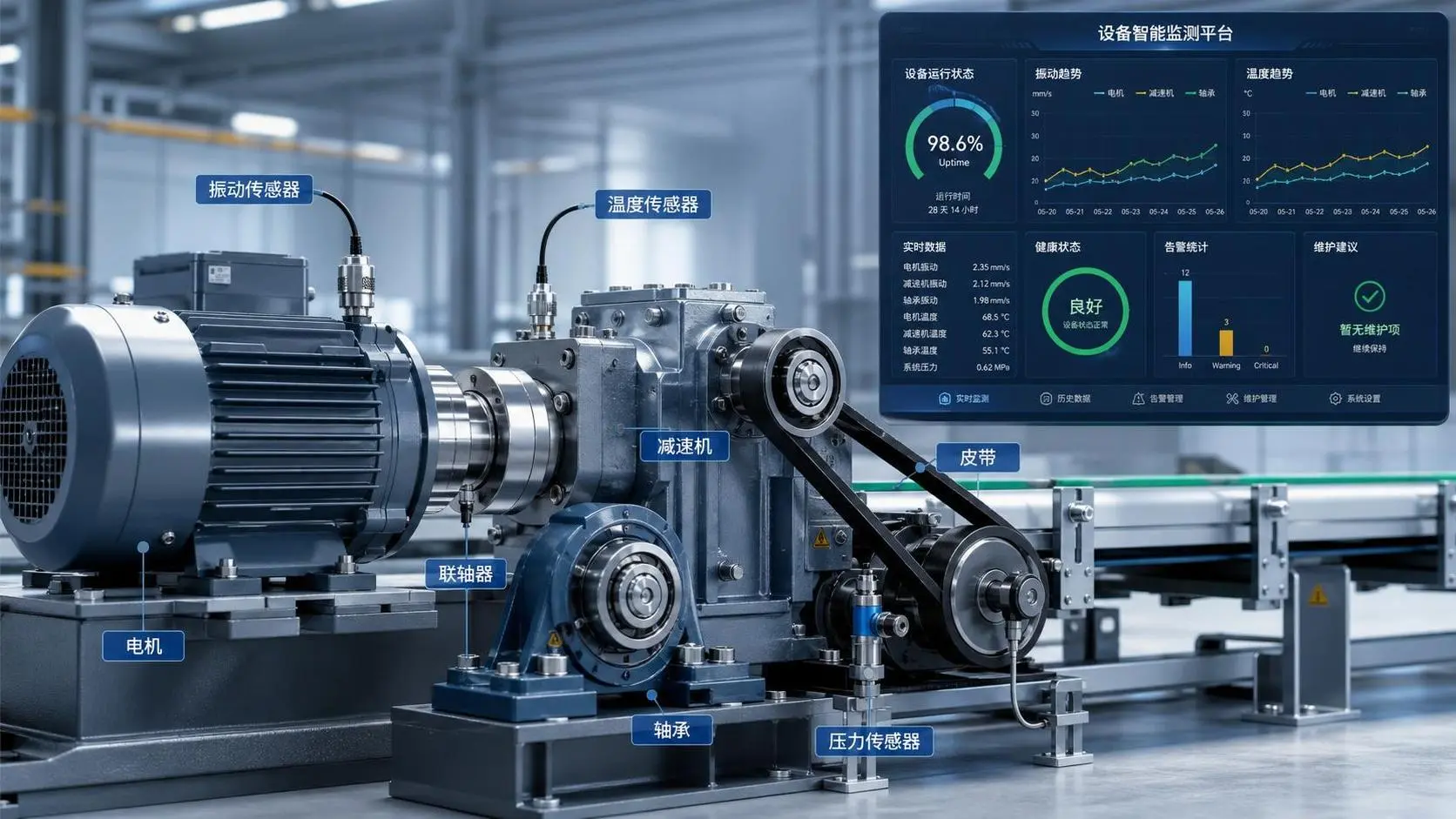 Industrial Intelligence in Motion Systems: Where Sensors and Data Improve Uptime