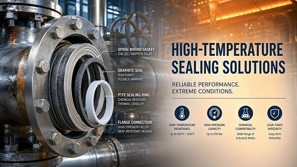 Sealing Technologies for High-Temperature Environments: Materials, Limits, and Fit