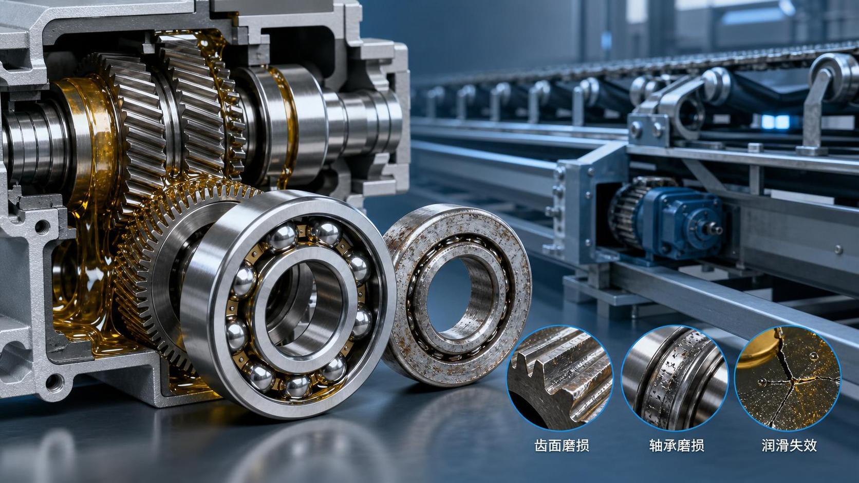 Tribology in Gearboxes vs Bearings: What Causes Friction, Wear, and Lubrication Failure