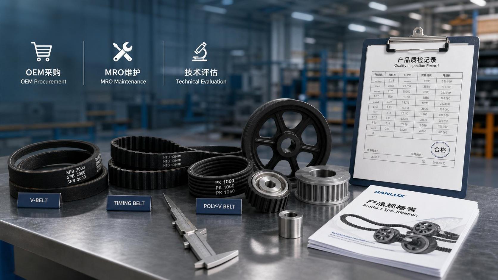 How to Evaluate a Belt Drive Belts Wholesaler for OEM and MRO Purchasing