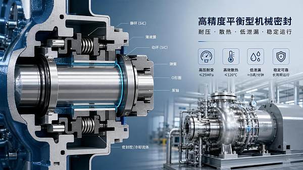 Balanced Mechanical Seals Explained: Types, Working Principle, and Best Use Cases