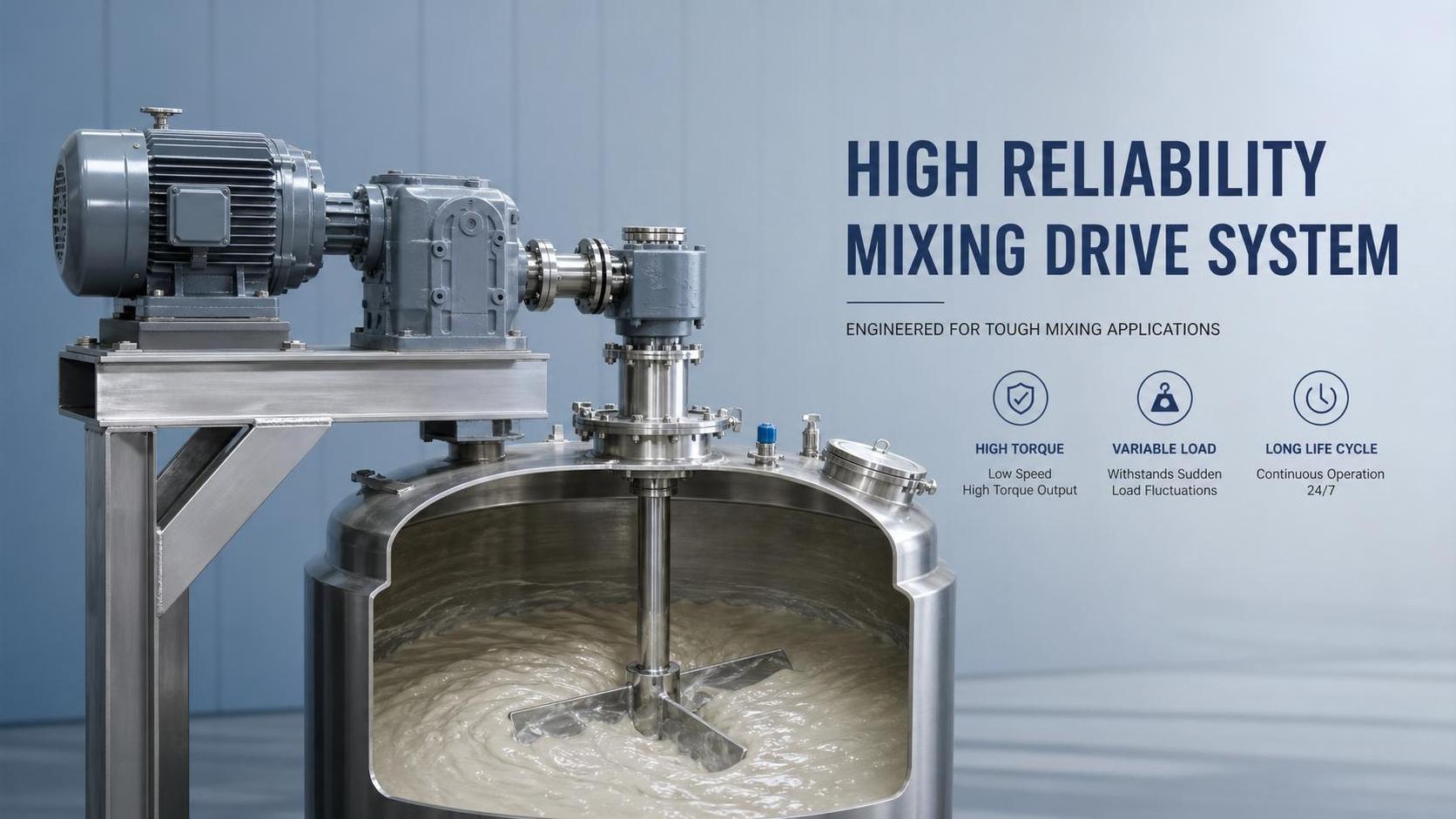 How to Choose Long-Life Mixer Drives: Key Torque, Load, and Duty Cycle Factors