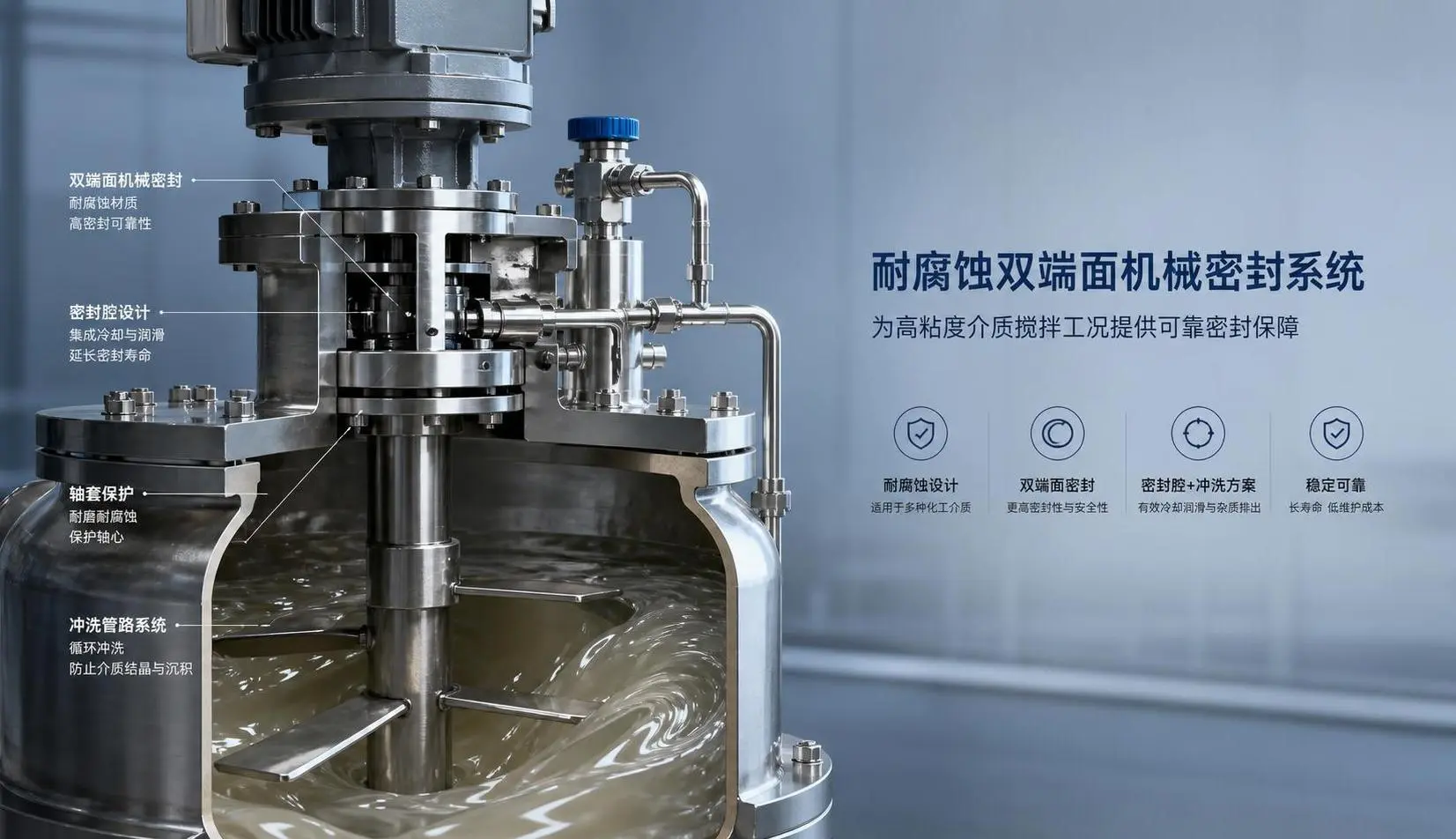 How to Select Mechanical Seals for Mixers in Corrosive or High-Viscosity Processes