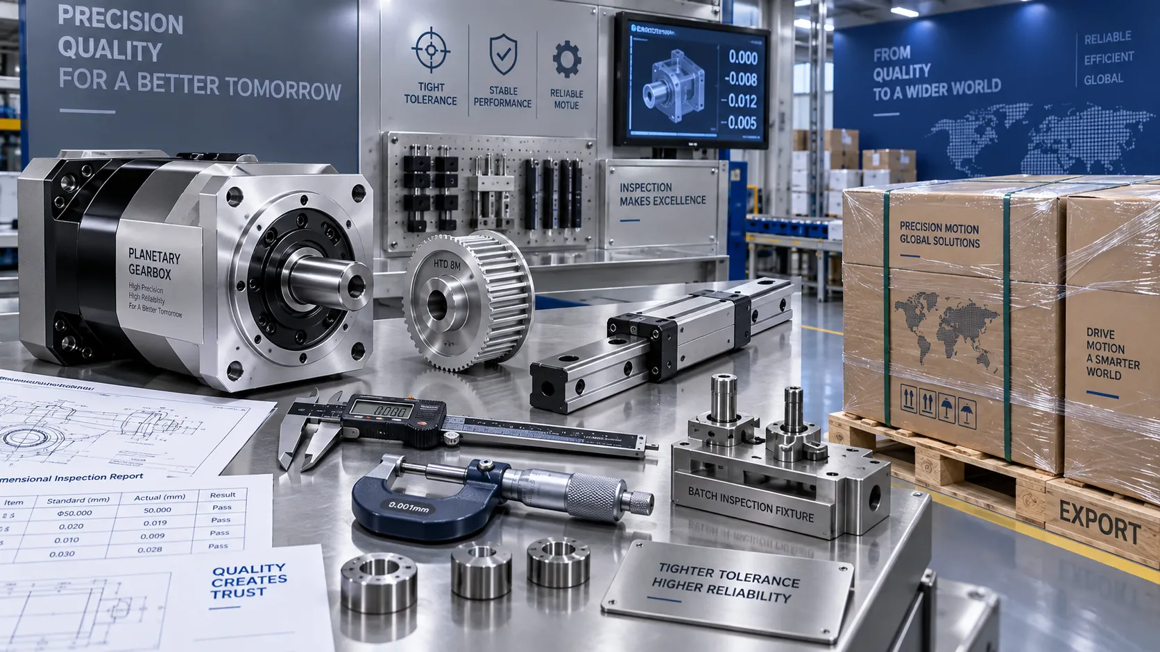 How to Vet a Motion Control Components Exporter for Global OEM Supply?