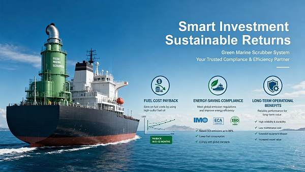 When does a green marine scrubber pay back its cost?